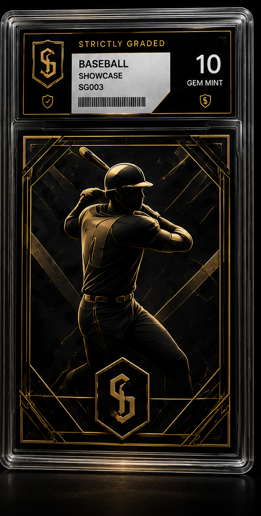 Strictly Graded Baseball Showcase SG003, PSA 10