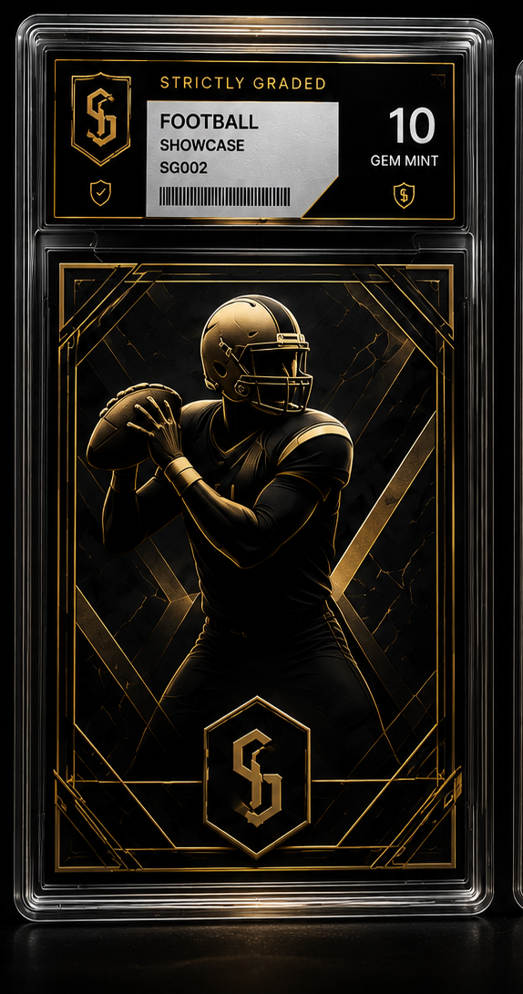 Strictly Graded Football Showcase SG002, PSA 10